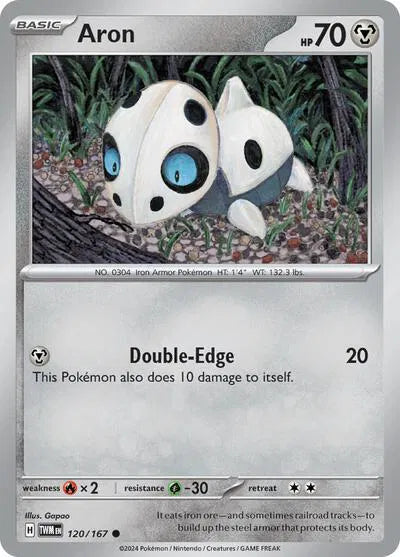 120/167 Aron Reverse Holo - Twilight Masquerade