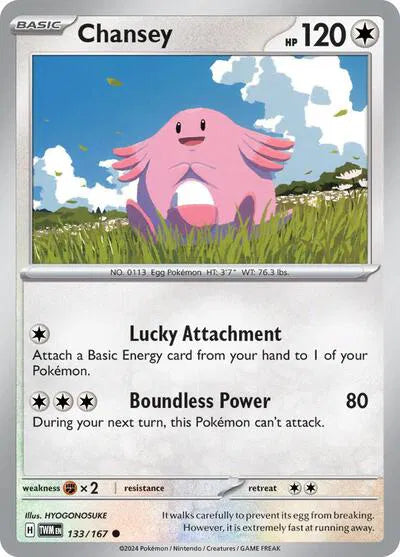 133/167 Chansey Reverse Holo - Twilight Masquerade