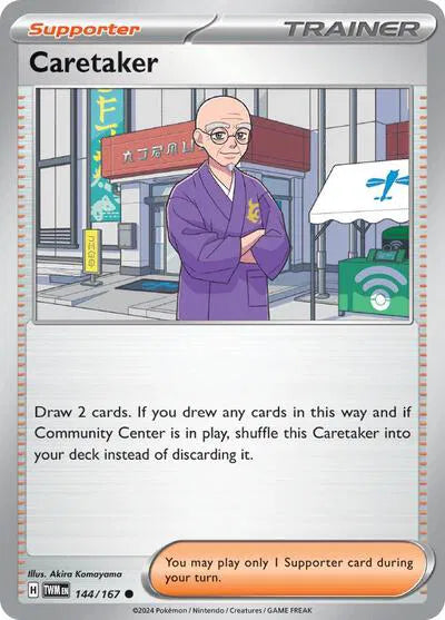 144/167 Caretaker Reverse Holo - Twilight Masquerade