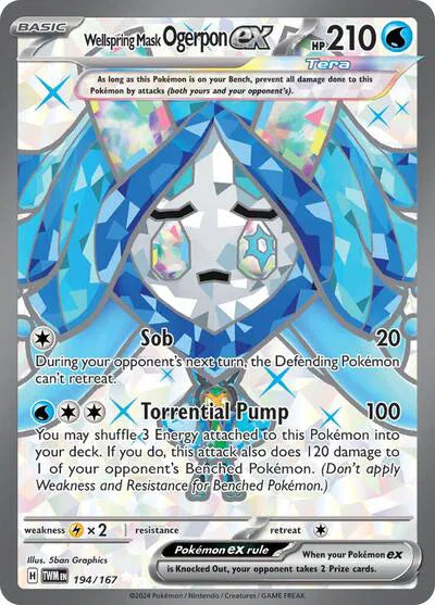 194/167 Wellspring Mask Ogerpon EX - Twilight Masquerade