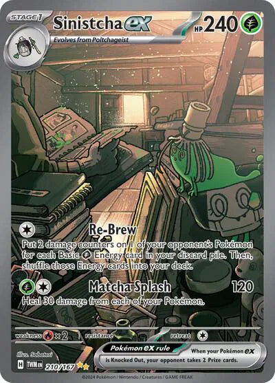 210/167 Sinistcha EX - Twilight Masquerade