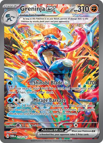 214/167 Greninja EX - Twilight Masquerade