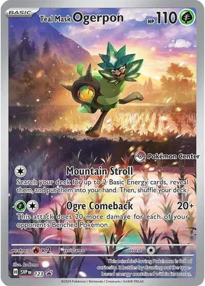 SVP 123 Teal Mask Ogerpon (Pokemon Center)