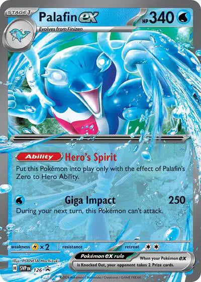 SVP 126 Palafin EX - SVP Black Star Promo
