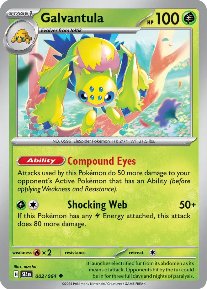 002/064 Galvantula Reverse Holo