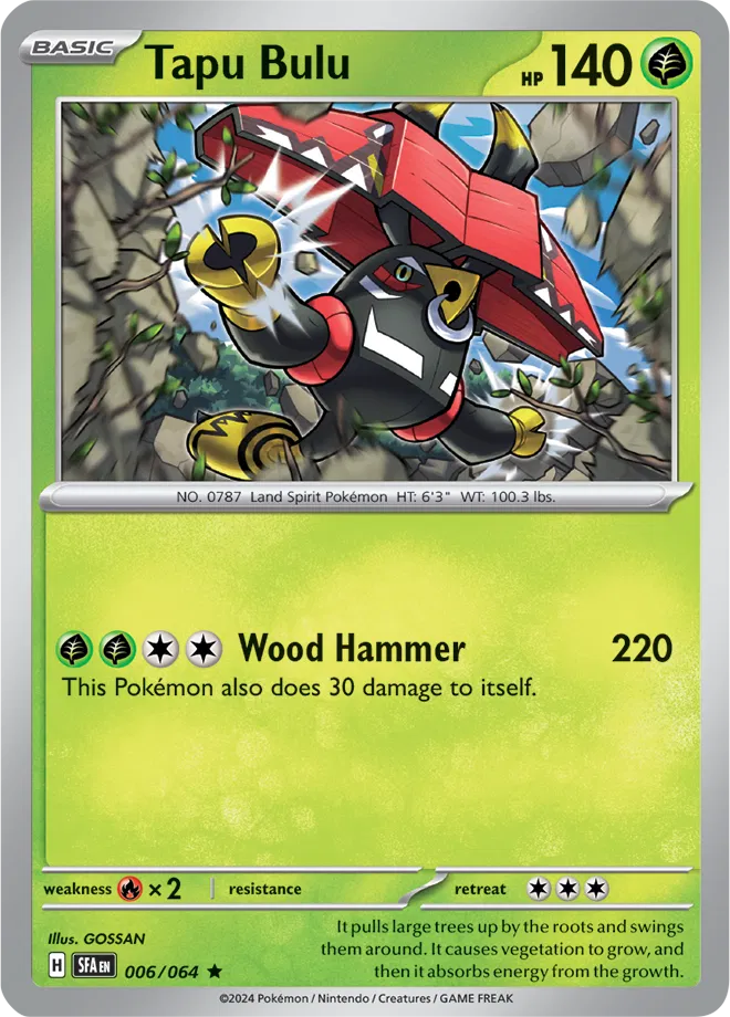 006/064 Tapu Bulu Reverse Holo