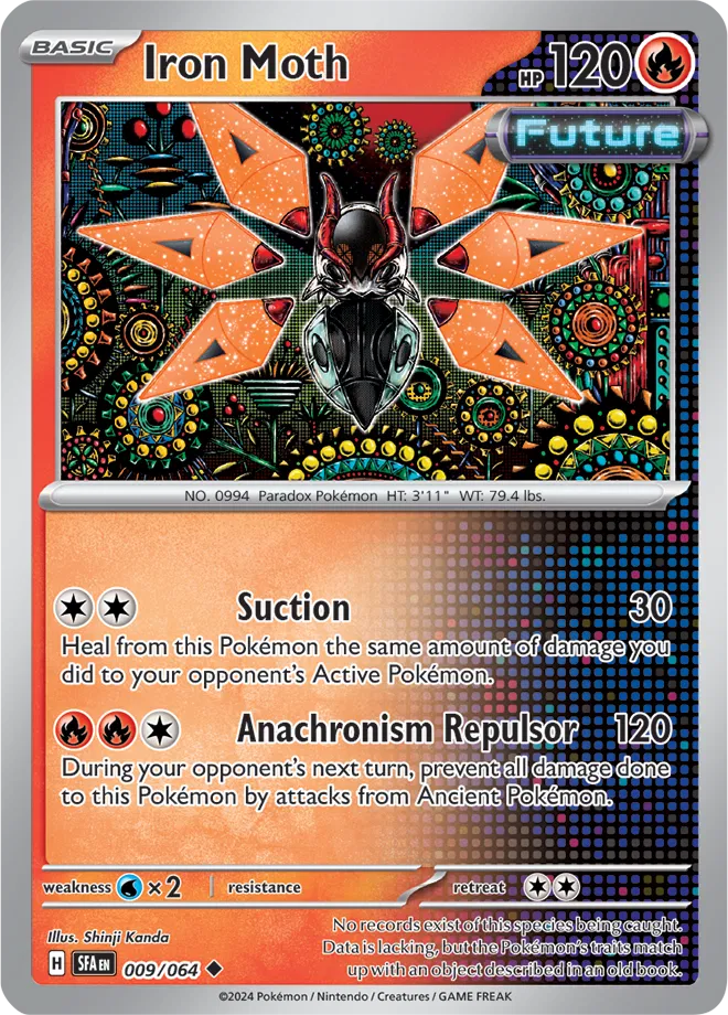 009/064 Iron Moth Reverse Holo