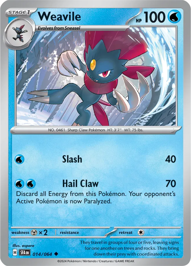 014/064 Weavile Reverse Holo