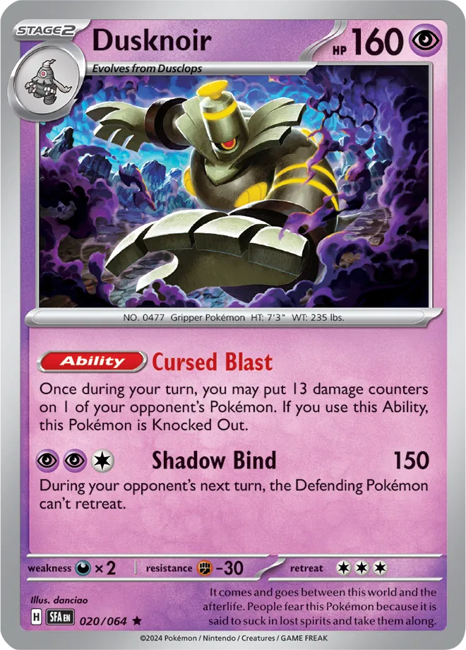 020/064 Dusknoir Holofoil