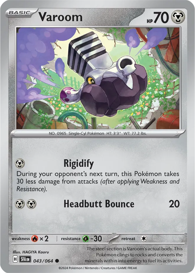 043/064 Varoom Reverse Holo - Shrouded Fable