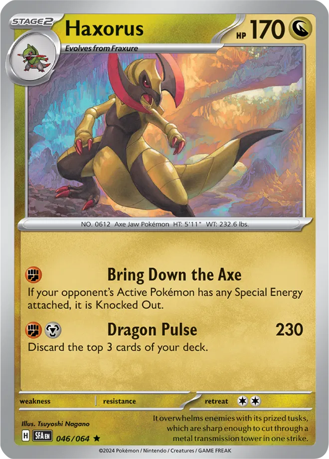 046/064 Haxorus Holofoil - Shrouded Fable