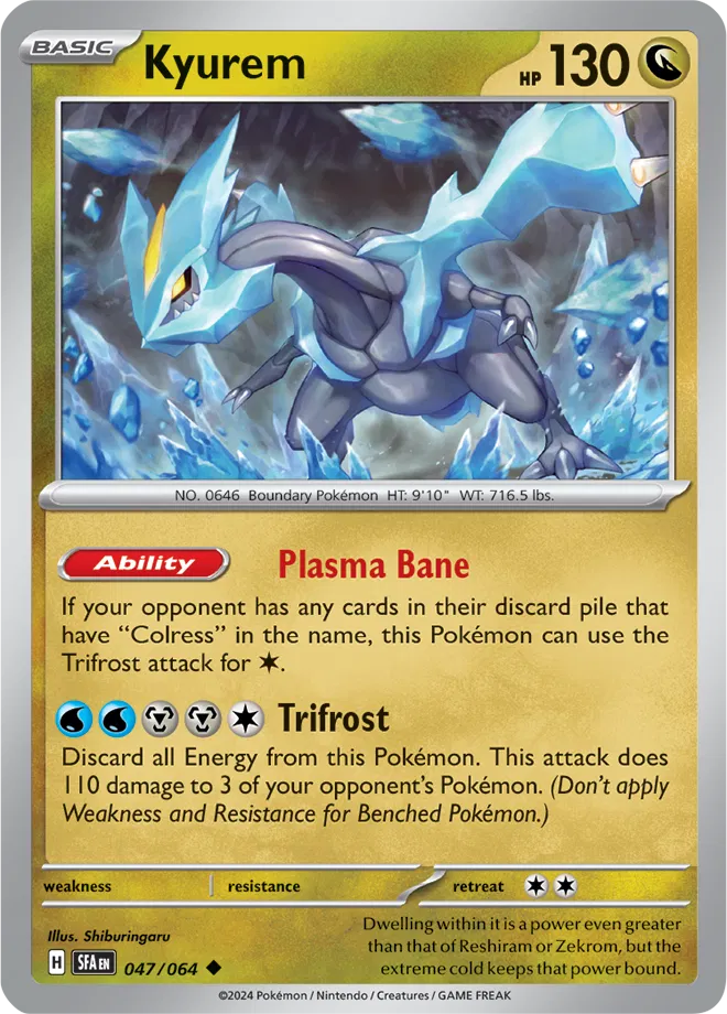 047/064 Kyurem Reverse Holo - Shrouded Fable
