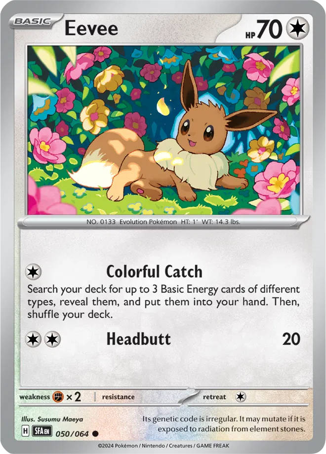 050/064 Eevee Reverse Holo - Shrouded Fable