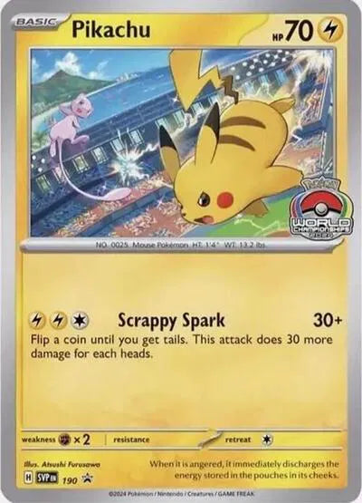 SVP 190 Pikachu - SVP Black Star Promo