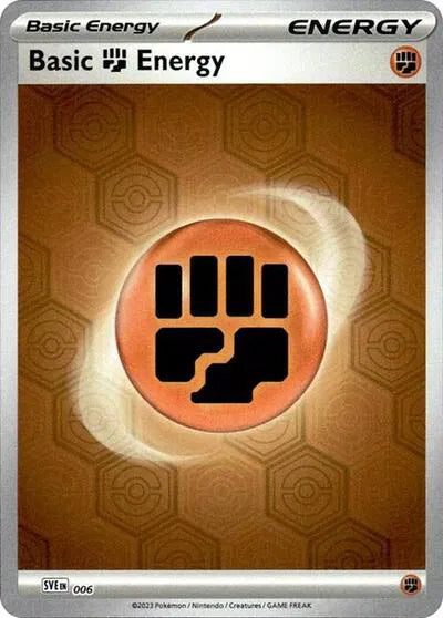 SVE 006 Basic Fighting Energy Reverse Holo - Shrouded Fable