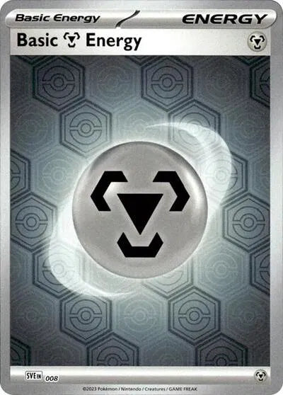 SVE 008 Basic Metal Energy Reverse Holo - Shrouded Fable