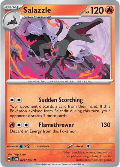 024/142 Salazzle Reverse Holo