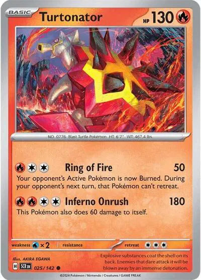 025/142 Turtonator Reverse Holo