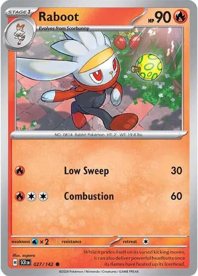 027/142 Raboot Reverse Holo