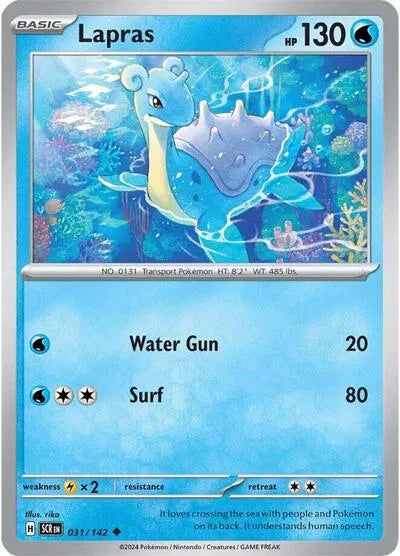 031/142 Lapras Reverse Holo