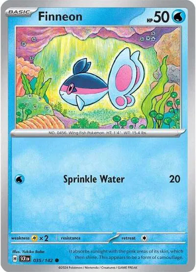 035/142 Finneon Reverse Holo - Stellar Crown