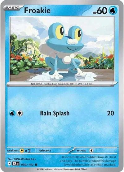 039/142 Froakie Reverse Holo - Stellar Crown