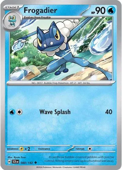 040/142 Frogadier Reverse Holo - Stellar Crown