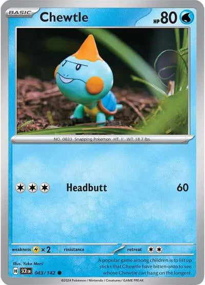 043/142 Chewtle Reverse Holo - Stellar Crown