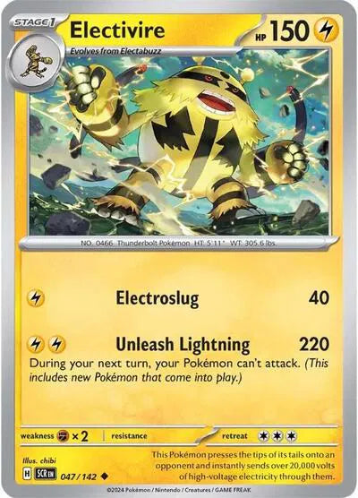 047/142 Electivire Reverse Holo - Stellar Crown