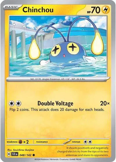 048/142 Chinchou Reverse Holo - Stellar Crown
