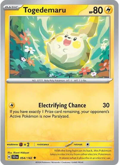 054/142 Togedemaru Reverse Holo - Stellar Crown