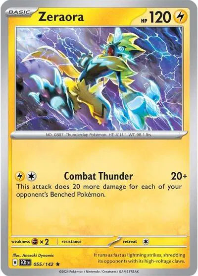 055/142 Zeraora Holofoil - Stellar Crown