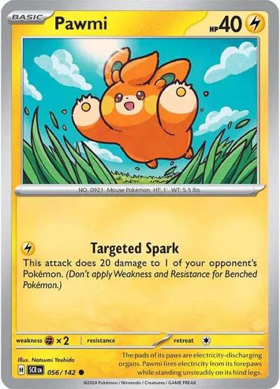 056/142 Pawmi Reverse Holo - Stellar Crown