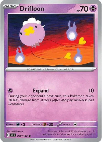 060/142 Drifloon Reverse Holo - Stellar Crown