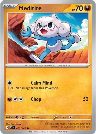 078/142 Meditite Reverse Holo - Stellar Crown
