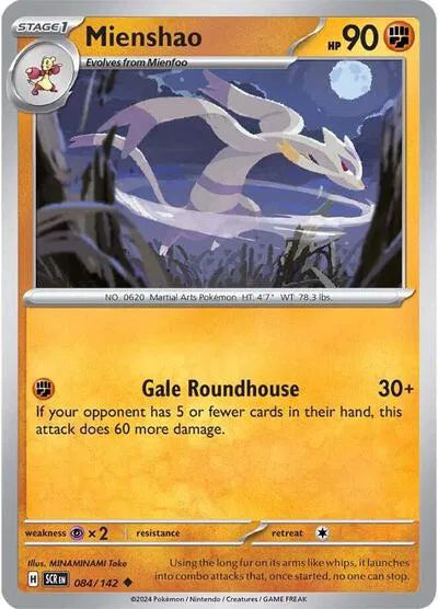 084/142 Mienshao Reverse Holo - Stellar Crown
