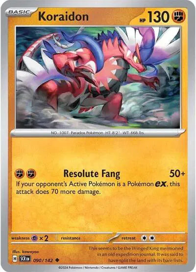 090/142 Koraidon Reverse Holo - Stellar Crown