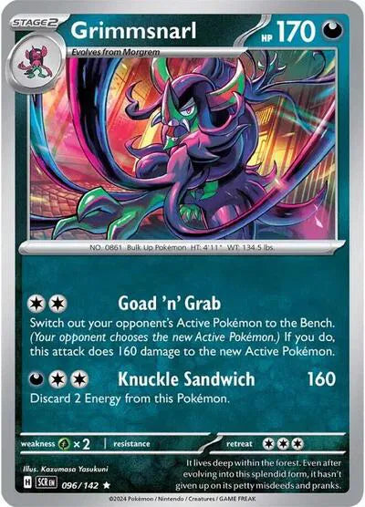 096/142 Grimmsnarl Reverse Holo - Stellar Crown