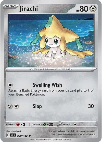 098/142 Jirachi Reverse Holo - Stellar Crown