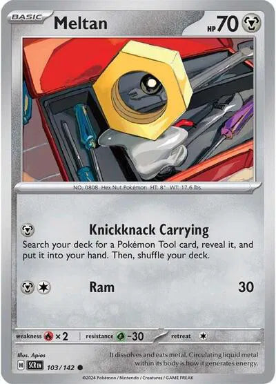 103/142 Meltan Reverse Holo - Stellar Crown