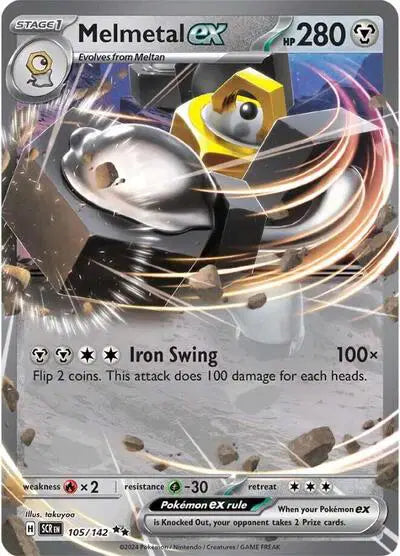 105/142 Melmetal EX - Stellar Crown