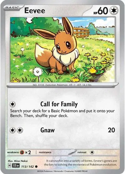 113/142 Eevee Reverse Holo - Stellar Crown