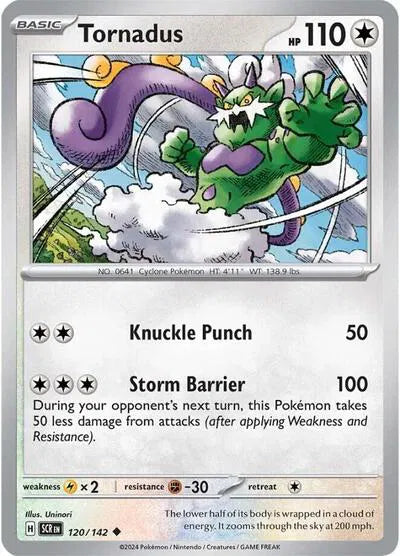 120/142 Tornadus Reverse Holo - Stellar Crown
