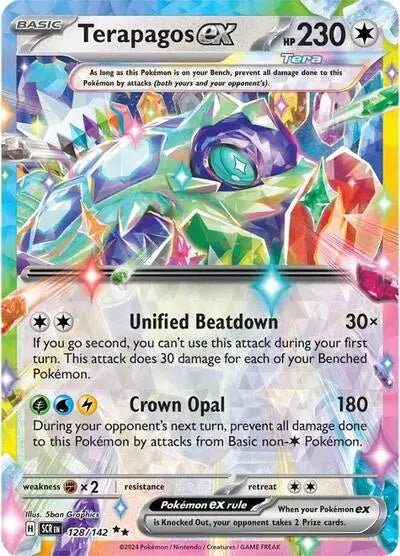 128/142 Terapagos EX - Stellar Crown