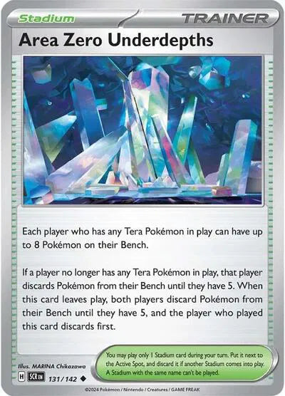 131/142 Area Zero Underdepths Reverse Holo - Stellar Crown