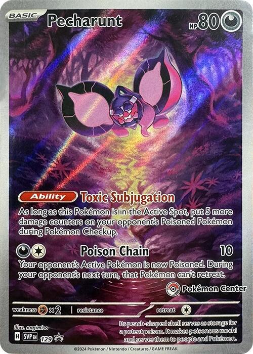 SVP 129 Pecharunt (Pokemon Center) - SVP Black Star Promo