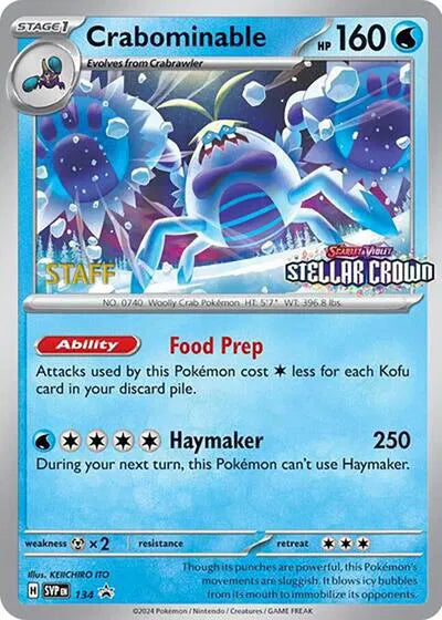 134/142 Crabominable (Staff) - Stellar Crown
