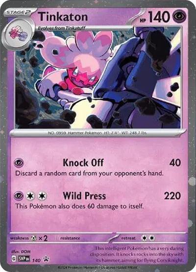 SVP 140 Tinkaton Cosmos Holo - SVP Black Star Promo