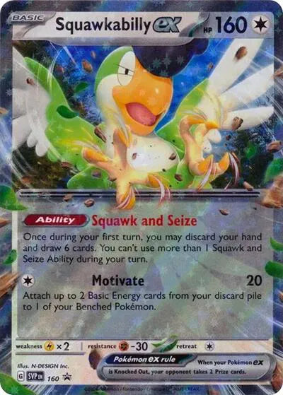 SVP 160 Squawkabilly EX - SVP Black Star Promo