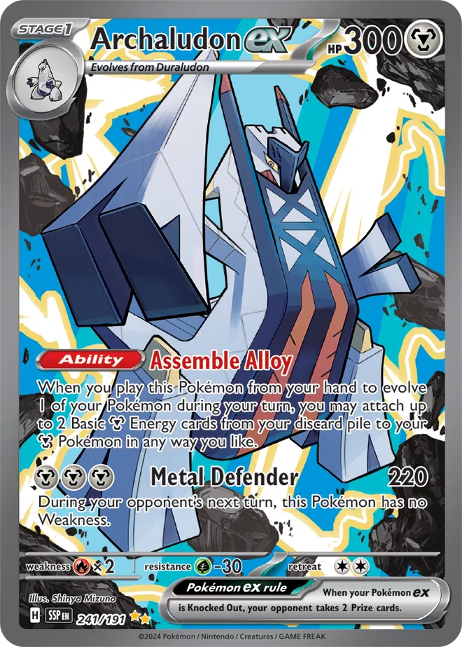 241/191 Archalundon EX - Surging Sparks